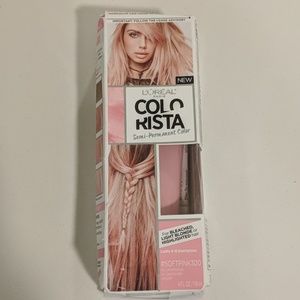 Colorista pink hair dye